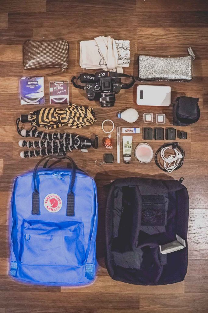 fjallraven backpack camera insert